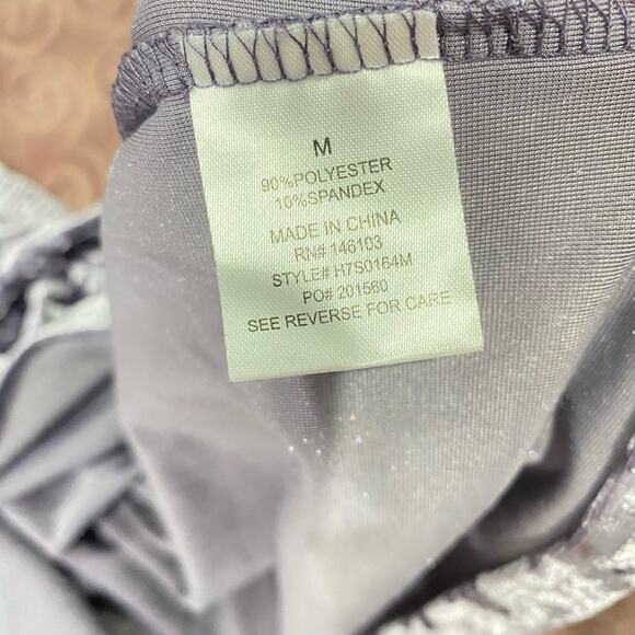 Hippie Rose Off the Shoulder Velvet Purple Top Size Medium - Picture 5 of 8